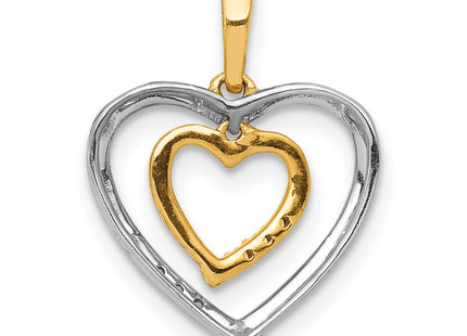 14k Two-tone Pendants Style PM4903 - Classique Jewelry Inc.