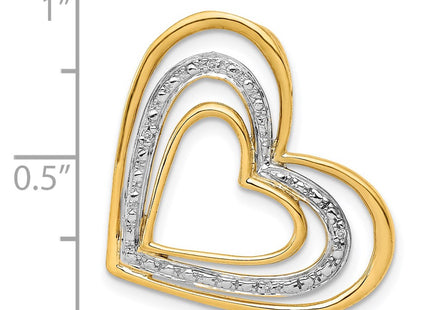 14k Yellow & Rhodium Chains Style PM4909 - Classique Jewelry Inc.
