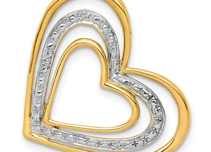 14k Yellow & Rhodium Chains Style PM4909 - Classique Jewelry Inc.