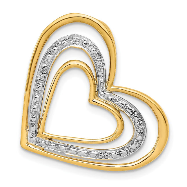 14k Yellow & Rhodium Chains Style PM4909 - Classique Jewelry Inc.