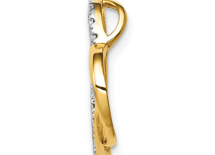 14k Yellow & Rhodium Chains Style PM4911 - Classique Jewelry Inc.