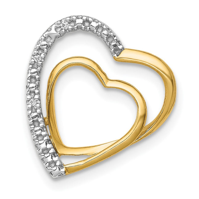 14k Yellow & Rhodium Chains Style PM4911 - Classique Jewelry Inc.