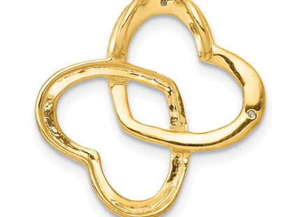 14k Yellow & Rhodium Chains Style PM4917 - Classique Jewelry Inc.