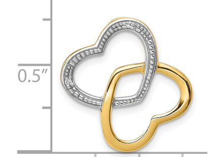 14k Yellow & Rhodium Chains Style PM4917 - Classique Jewelry Inc.