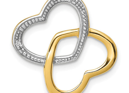 14k Yellow & Rhodium Chains Style PM4917 - Classique Jewelry Inc.