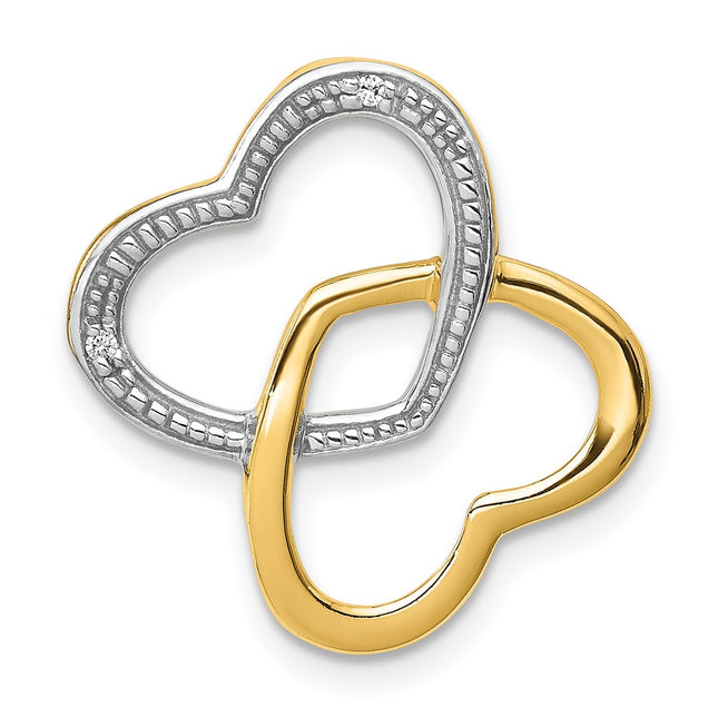 14k Yellow & Rhodium Chains Style PM4917 - Classique Jewelry Inc.