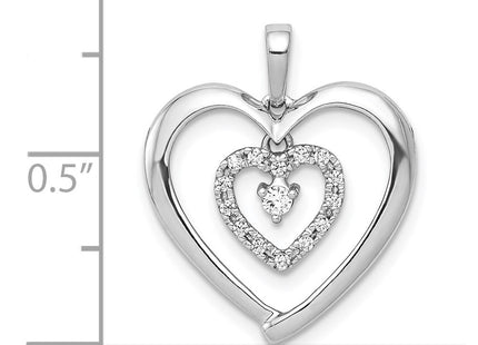 14k White Gold Pendants Style PM4918 - Classique Jewelry Inc.