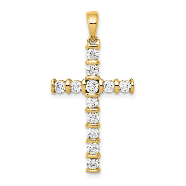 14k Yellow Gold Pendants Style PM4954 - Classique Jewelry Inc.