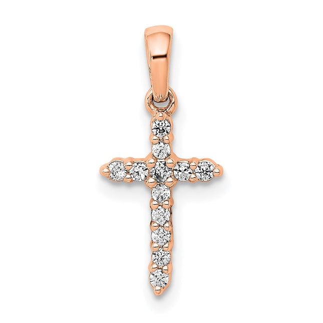 14k Rose Gold Pendants Style PM4958 - Classique Jewelry Inc.