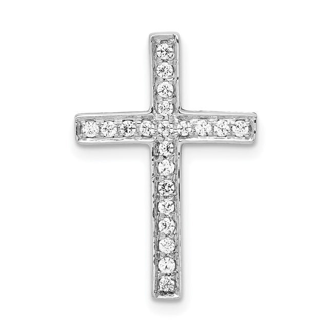 14k White Gold Pendants Style PM4971 - Classique Jewelry Inc.