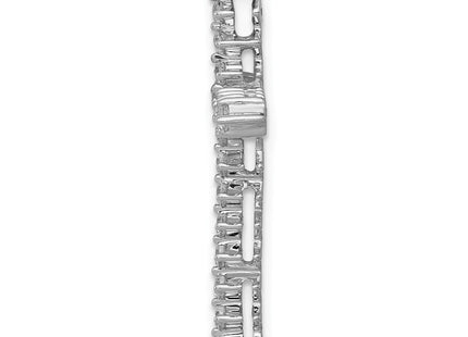 14k White Gold 3/. Diamond Cross Chain Slide (Style PM4978-040-WA)