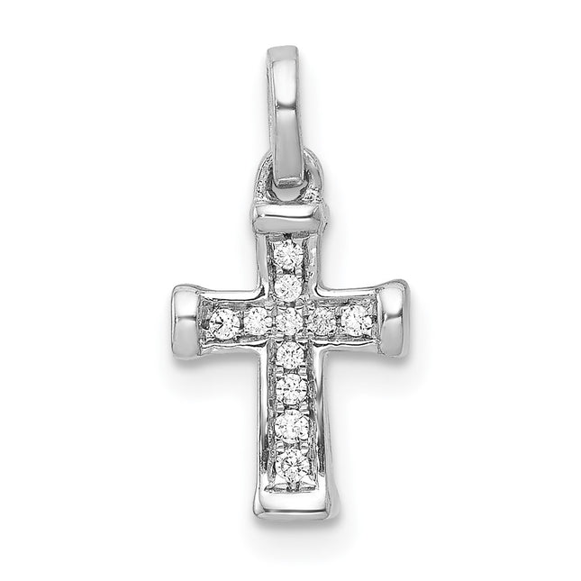 14k White Gold Pendants Style PM4982 - Classique Jewelry Inc.