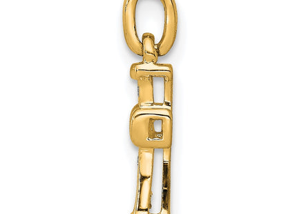 14k Yellow Gold Pendants Style PM4982 - Classique Jewelry Inc.