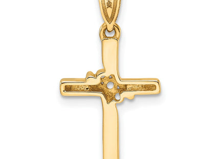 14k Diamond Cross Mounting (Style PM4990-005-Y)