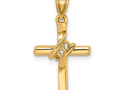 14k Diamond Cross Mounting (Style PM4990-005-Y)