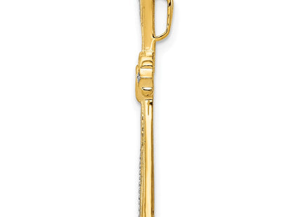 14k Yellow & Rhodium Pendants Style PM4995 - Classique Jewelry Inc.