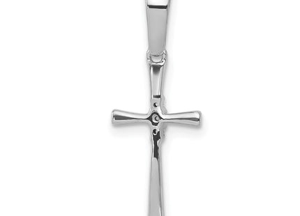 14k White Gold .. Diamond Cross Pendant (Style PM5007-002-WA)