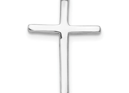 14k White Gold Diamond Cross Chain Slide (Style PM5009-003-WA)