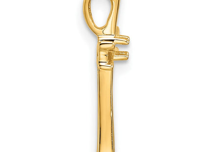 14k Cross Pendant Mounting (Style PM5018-008-Y)