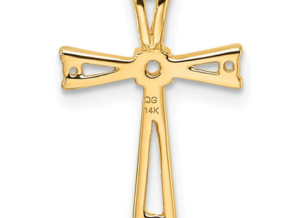 14k Cross Pendant Mounting (Style PM5018-008-Y)