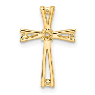 14k Cross Pendant Mounting (Style PM5018-008-Y)
