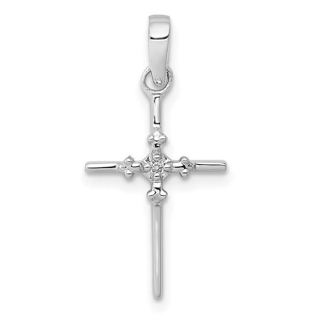 14k White Gold Pendants Style PM5022 - Classique Jewelry Inc.