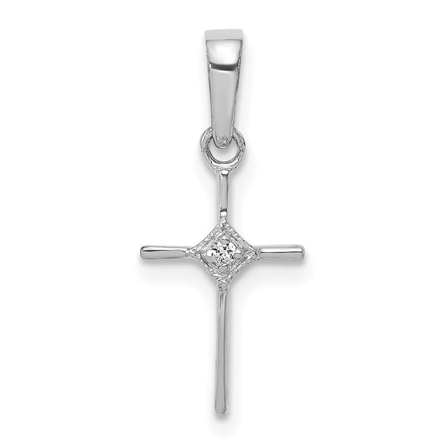 14k White Gold Pendants Style PM5026 - Classique Jewelry Inc.