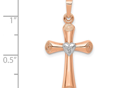 14k Two-tone Pendants Style PM5032 - Classique Jewelry Inc.