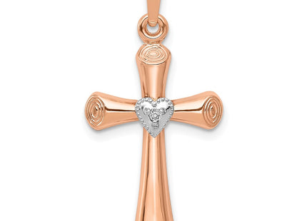 14k Two-tone Pendants Style PM5032 - Classique Jewelry Inc.