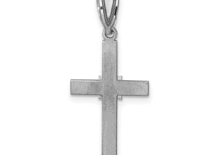 14k White Gold .. Diamond Cross Pendant (Style PM5037-001-WA)