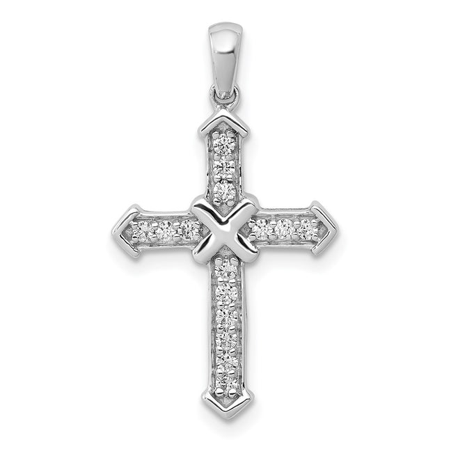 14k White Gold Pendants Style PM5064 - Classique Jewelry Inc.