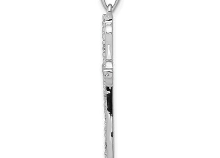 14k Yellow & Rhodium Pendants Style PM5066 - Classique Jewelry Inc.