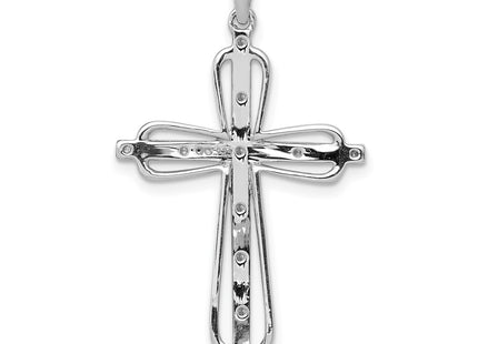 14k Yellow & Rhodium Pendants Style PM5066 - Classique Jewelry Inc.