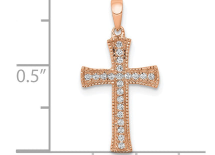 14k Rose Gold Pendants Style PM5074 - Classique Jewelry Inc.