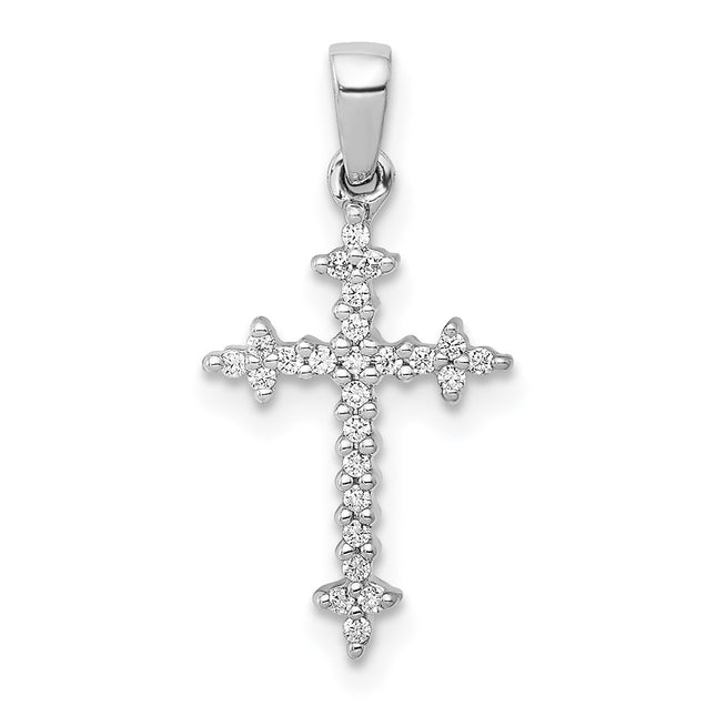 14k White Gold Pendants Style PM5075 - Classique Jewelry Inc.