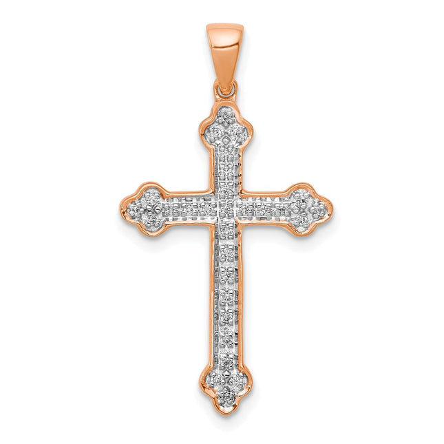 14k Rose Gold Pendants Style PM5077 - Classique Jewelry Inc.
