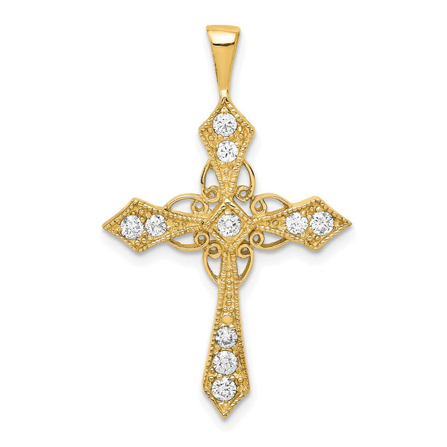14k Yellow Gold Pendants Style PM5082 - Classique Jewelry Inc.