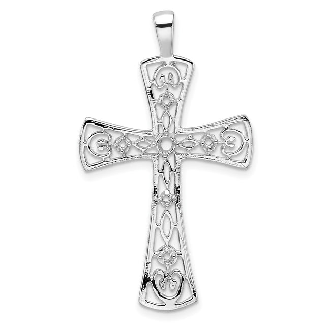 14k White Gold Pendants Style PM5083 - Classique Jewelry Inc.