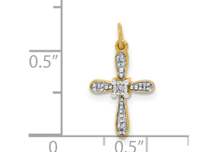 14k Yellow & Rhodium Jewelry Style PM5091 - Classique Jewelry Inc.