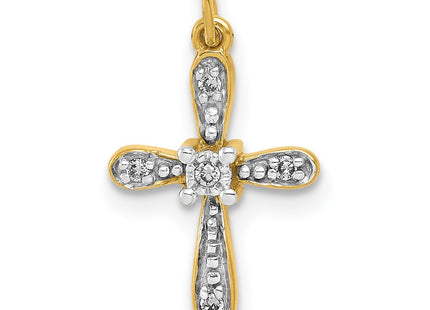 14k Yellow & Rhodium Jewelry Style PM5091 - Classique Jewelry Inc.