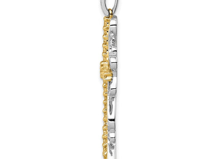 14k Two-tone Pendants Style PM5093 - Classique Jewelry Inc.
