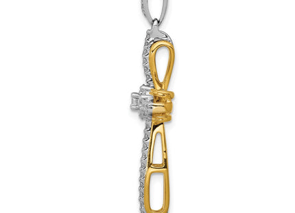 14k Two-tone Pendants Style PM5096 - Classique Jewelry Inc.