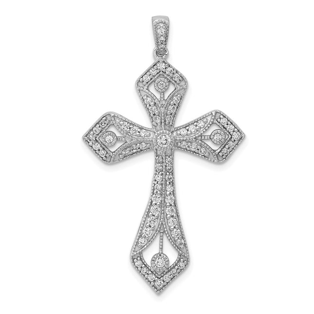 14k White Gold Pendants Style PM5097 - Classique Jewelry Inc.