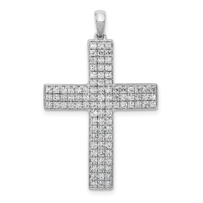 14k White Gold Pendants Style PM5098 - Classique Jewelry Inc.