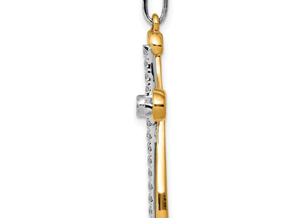 14k Two-tone Pendants Style PM5106 - Classique Jewelry Inc.
