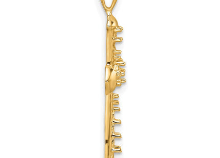 14k Passion Cross Pendant Mounting (Style PM5109-033-Y)