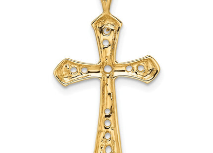 14k Passion Cross Pendant Mounting (Style PM5109-033-Y)