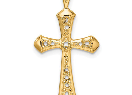 14k Passion Cross Pendant Mounting (Style PM5109-033-Y)