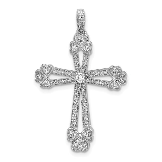 14k White Gold Pendants Style PM5121 - Classique Jewelry Inc.