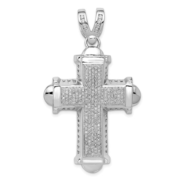 14k White Gold Pendants Style PM5128 - Classique Jewelry Inc.